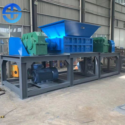 품질  2*110kw Power Dual Shaft Shredder Machine 15ton/H 18 Ton/H 9crsi Blades 공장