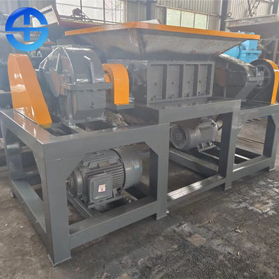 불순물 블레이드 이원적 샤프트 문서 분쇄기 1500년 kg/H Two 22 kw 모터