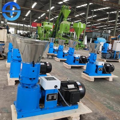 높은 환약 성형 속도 11 kw 300 kg/H 생물자원 펠릿 밀 기계