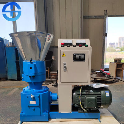 작은 환약 3 밀리미터 100 킬로그램 / hr 집에서 만드는 목제 펠릿 기계