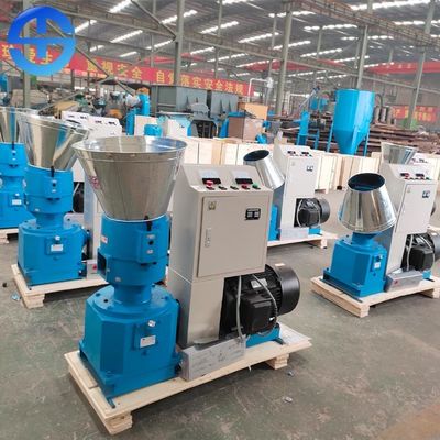 작은 환약 3 밀리미터 100 킬로그램 / hr 집에서 만드는 목제 펠릿 기계